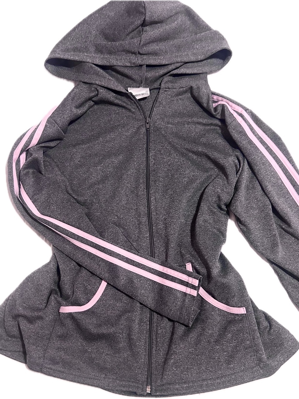 Y2K track style hoodie